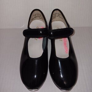 DANSHUZ GIRLS PATENT LEATHER TAP DANCE SHOES